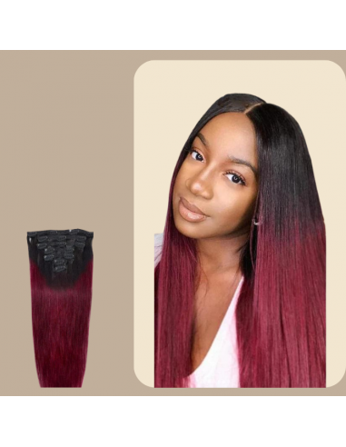 Kit Extensions à Clips Straight Ombre Brun Foncé 99J 120 gr En savoir plus