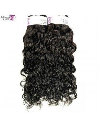 Lot de 2 tissages brésilien Water wave couleur naturelle 100%human hair qualité remy À commander