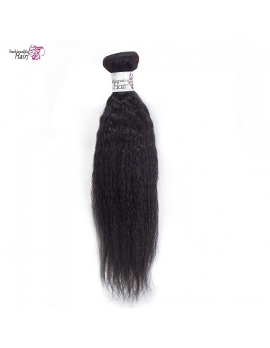 Tissage Kinky straihgt couleur naturelle 100%human hair qualité remy en ligne