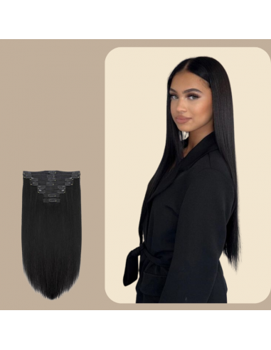 Black Straight Clip Extensions 120 Gr l'achat 