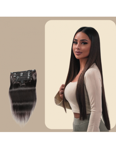 Rak brun Clip-In Extensions Kit 120 gr des créatures d'habitude