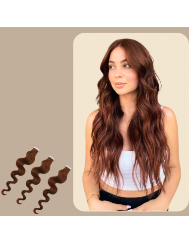 Extensions Adhésives Ondulées Chocolat Paris Déstockage Promo